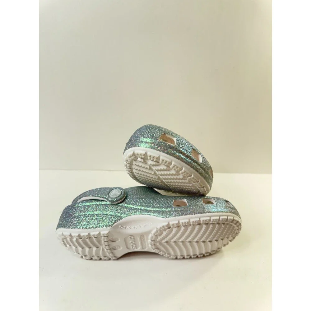Crocs Juniors Kids Classic Glitter Clog US 5